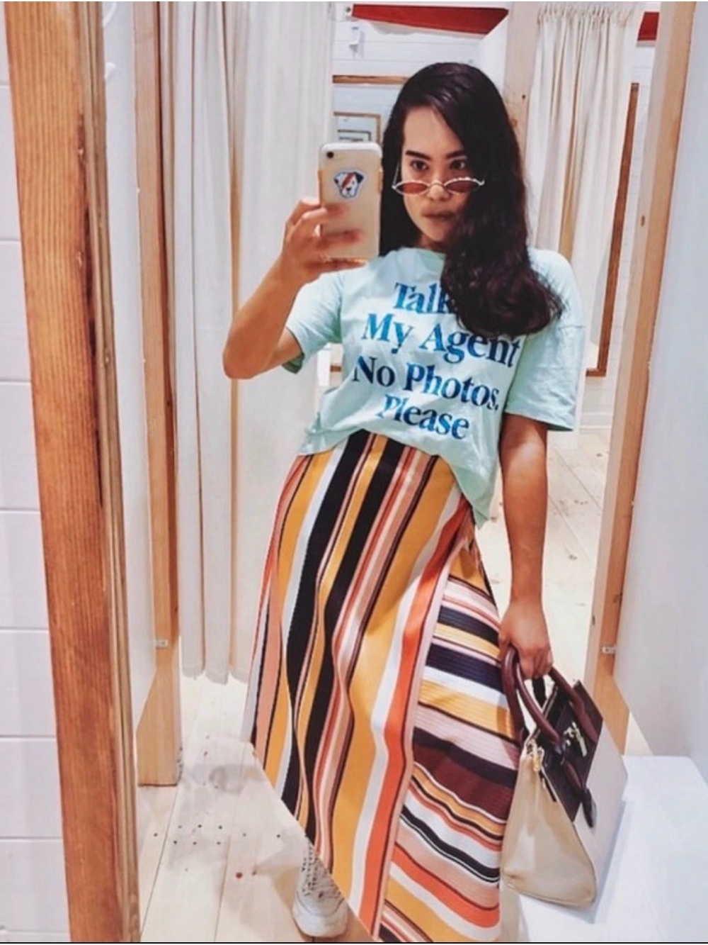 Zara “Talk to my Agent” Graphic Tee